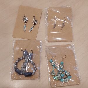 4 Pairs Of Earrings